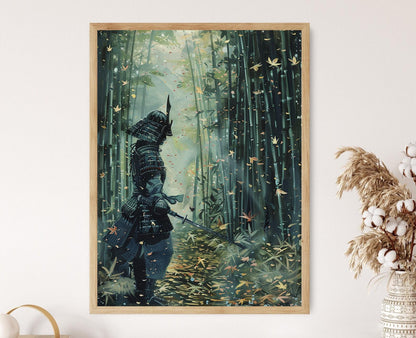 Affiche Kendo – Impression Artiste, Arts Martiaux Japonais, Décor Dojo