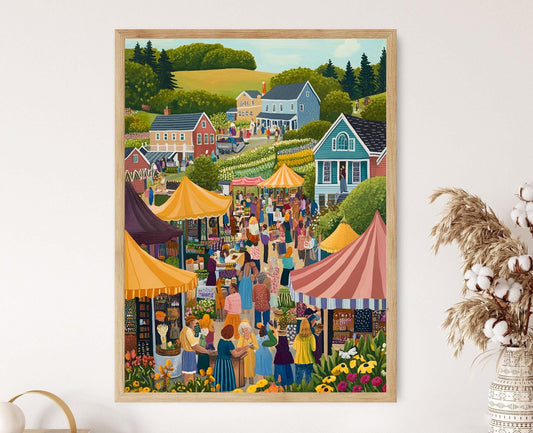 Affiche de l’Artisanat de Martha’s Vineyard – Imprimé Scène Locale