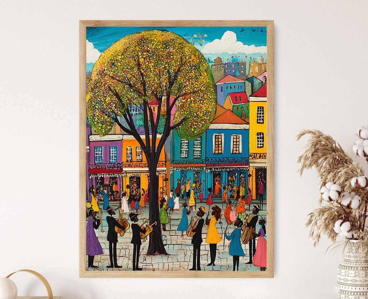 Affiche Carnaval de Mardi Gras – Illustration Colorée de la Fête à La Nouvelle-Orléans