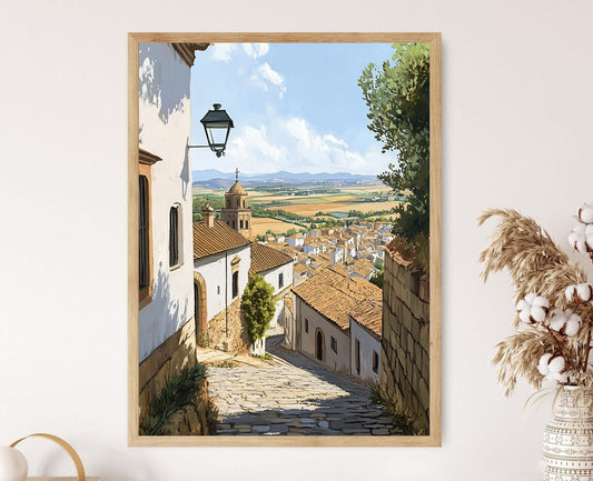 Affiche Ubeda – Poster d'architecture Renaissance et oliveraies