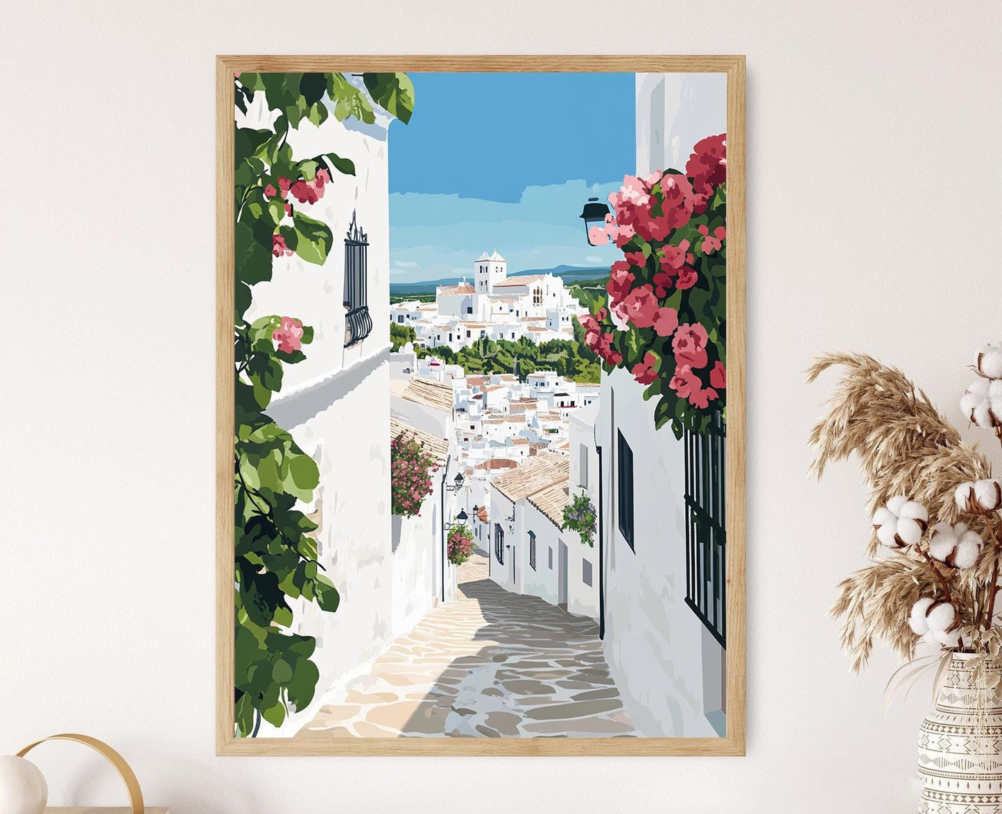 Affiche Vejer de la Frontera – Poster Village blanc andalou