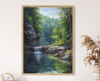 Affiche Canyon de Little River – Poster Paysage Naturel de l'Alabama