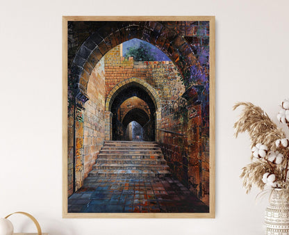 Affiche Portes Anciennes de Jérusalem – Poster Art Historique