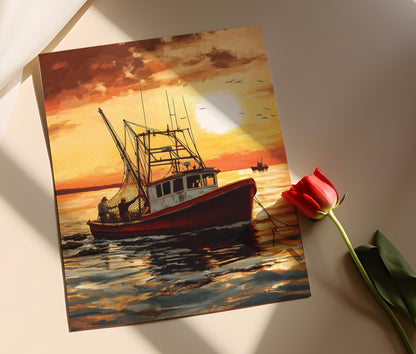 Affiche Crabe Bleu du Delaware – Impression Art Maritime de la Baie