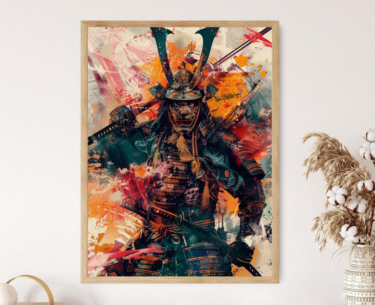 Affiche Samouraï - Art traditionnel japonais en impression