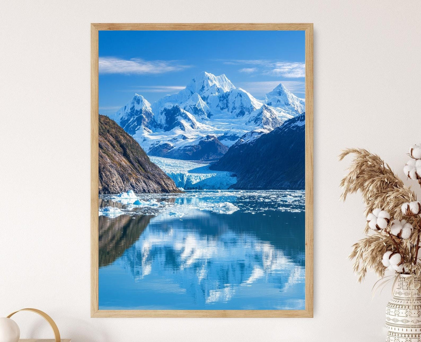 Affiche Glacier Bay – Imprimé d'art des glaciers majestueux et fjords glacés