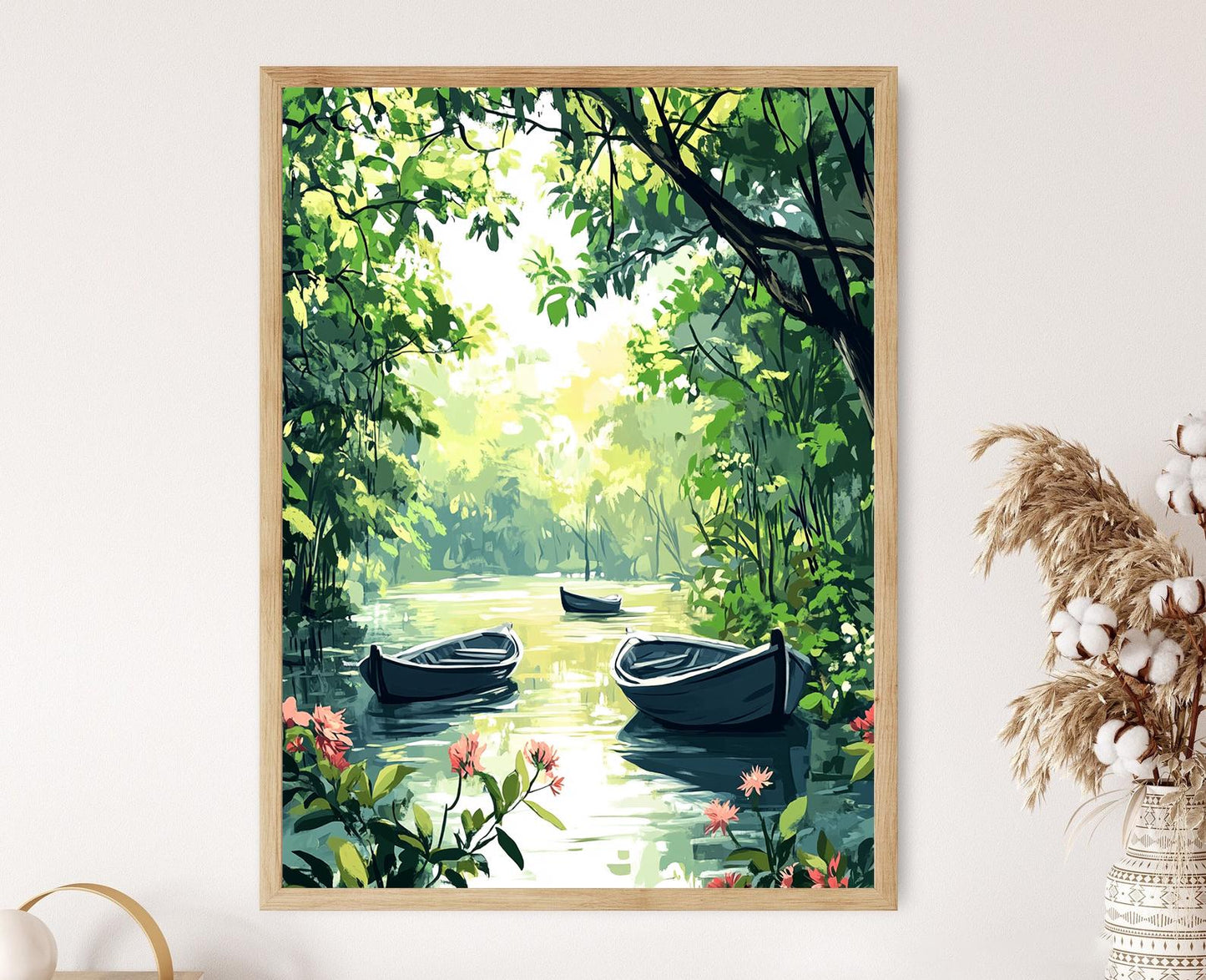 Affiche Forêt de Marécage de Ratargul – Poster Nature de Sylhet, Bangladesh