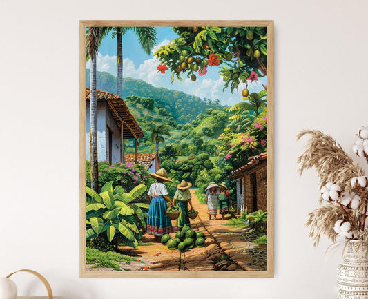 Affiche Ferme d'Avocats Vénézuéliens – Poster Récolte d'Avocats