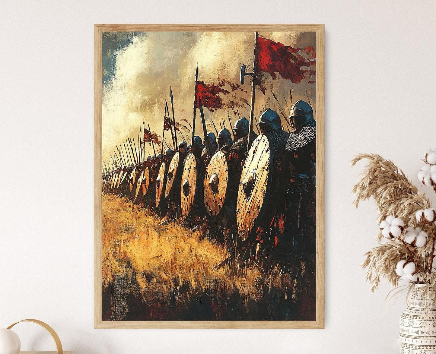 Affiche Histoire – Poster Art de la Bataille de Hastings 1066