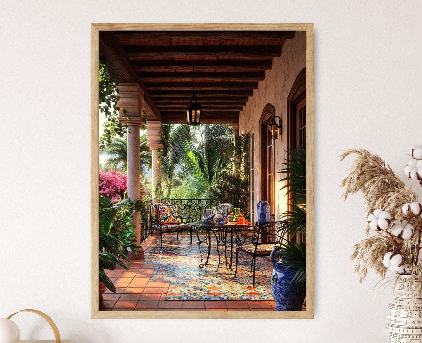 Affiche Cubaine – Poster Art Muebles y Azulejos, Décor Colonial