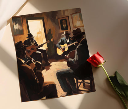 Affiche Delta Blues Arkansas – Illustration du Patrimoine Musical