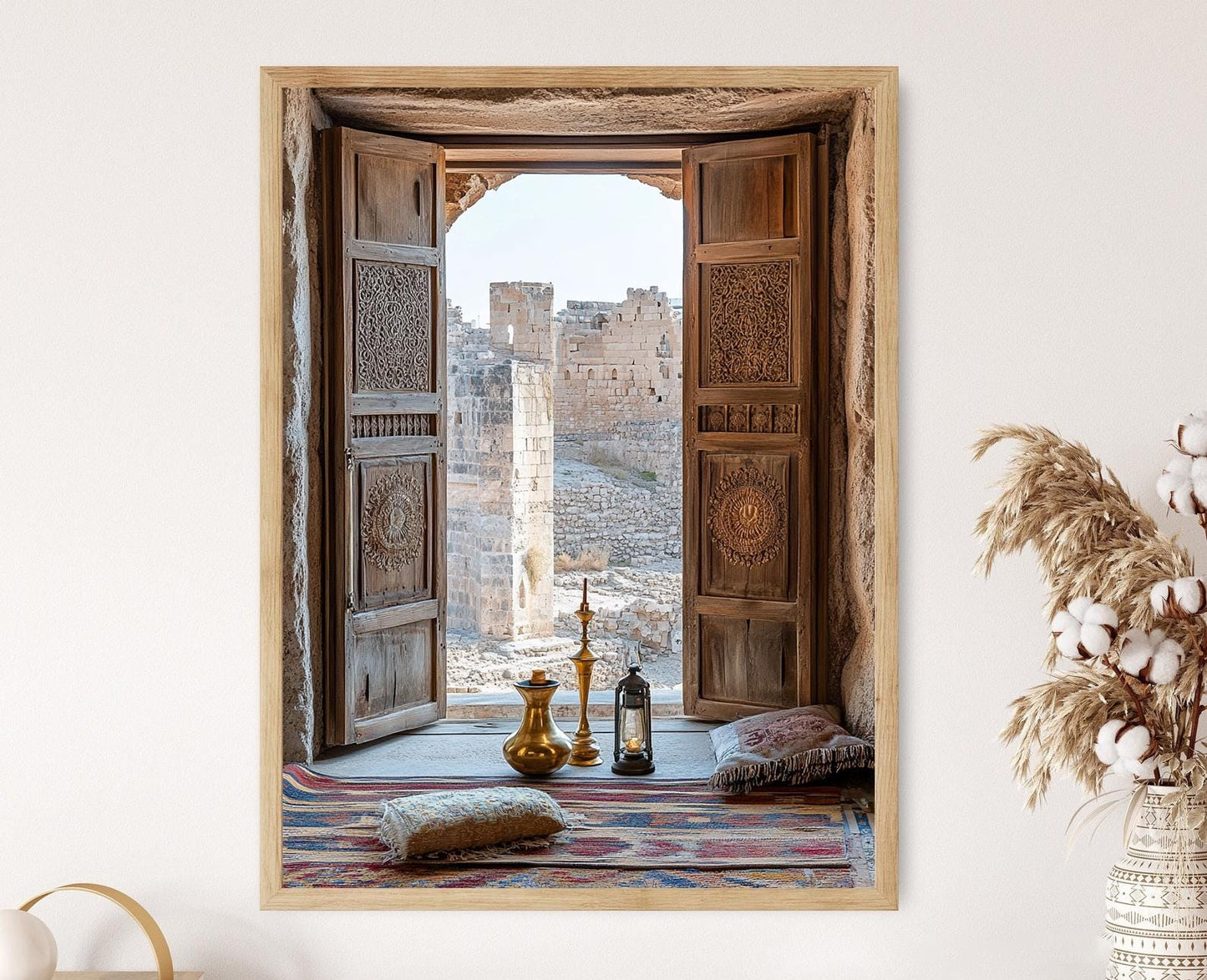 Affiche des Carvings Historiques de Daraa – Poster des Ruines Anciennes