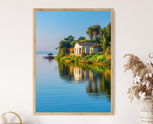Affiche Lac Victoria – Impression Art, Lever de soleil sur l'eau