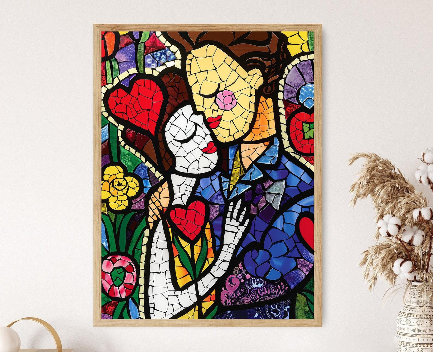 Affiche Pop Art Sassy – Décor romantique inspirant et audacieux
