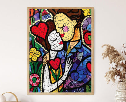 Affiche Pop Art Sassy – Décor romantique inspirant et audacieux