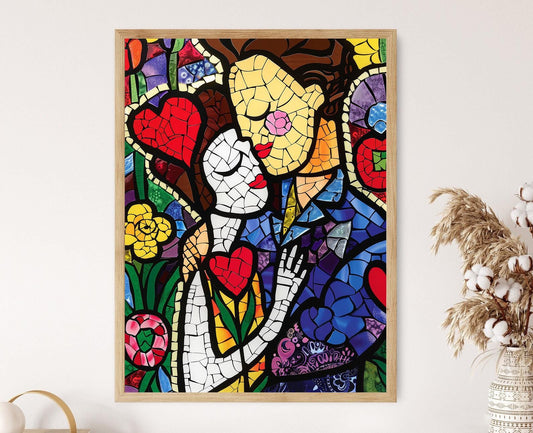 Affiche Pop Art Sassy – Décor romantique inspirant et audacieux