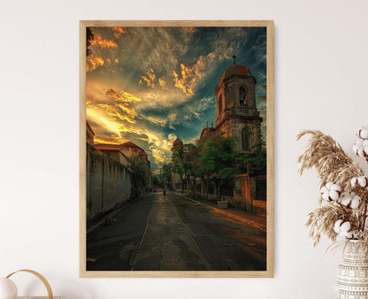 Affiche Église San Agustin – Poster Art Culturelle des Philippines