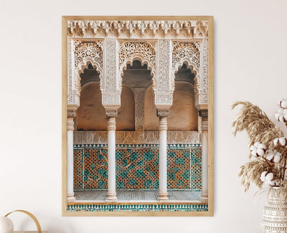 Affiche Architecture Mauresque – Poster Art Inspirée de l'Islam Espagnol