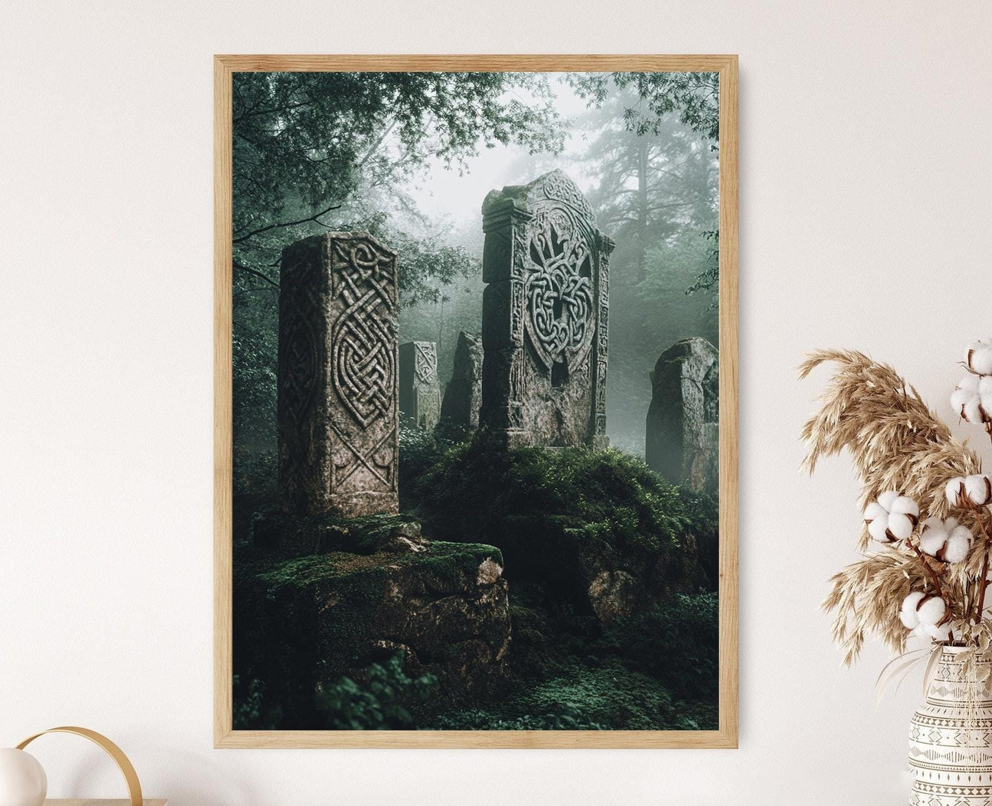 Affiche Ruines Celtiques Anciennes – Poster Mystique d'Irlande