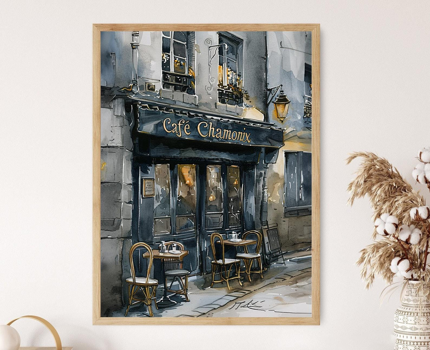 Affiche Chamonix – Poster Vintage des Alpes Françaises