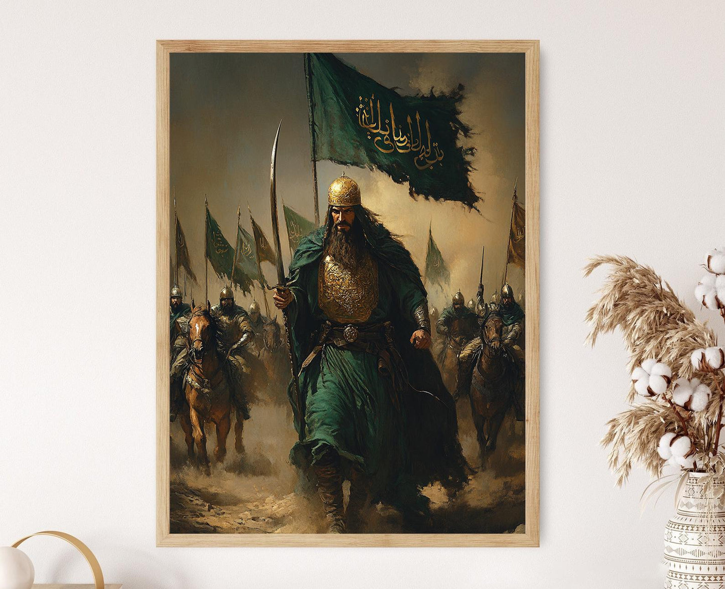 Affiche Salah ad-Din en Bataille – Poster Guerrier-King Saladin
