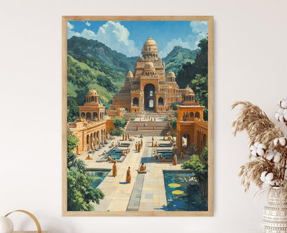 Affiche Université Nalanda – Poster Érudits de l'Empire Gupta