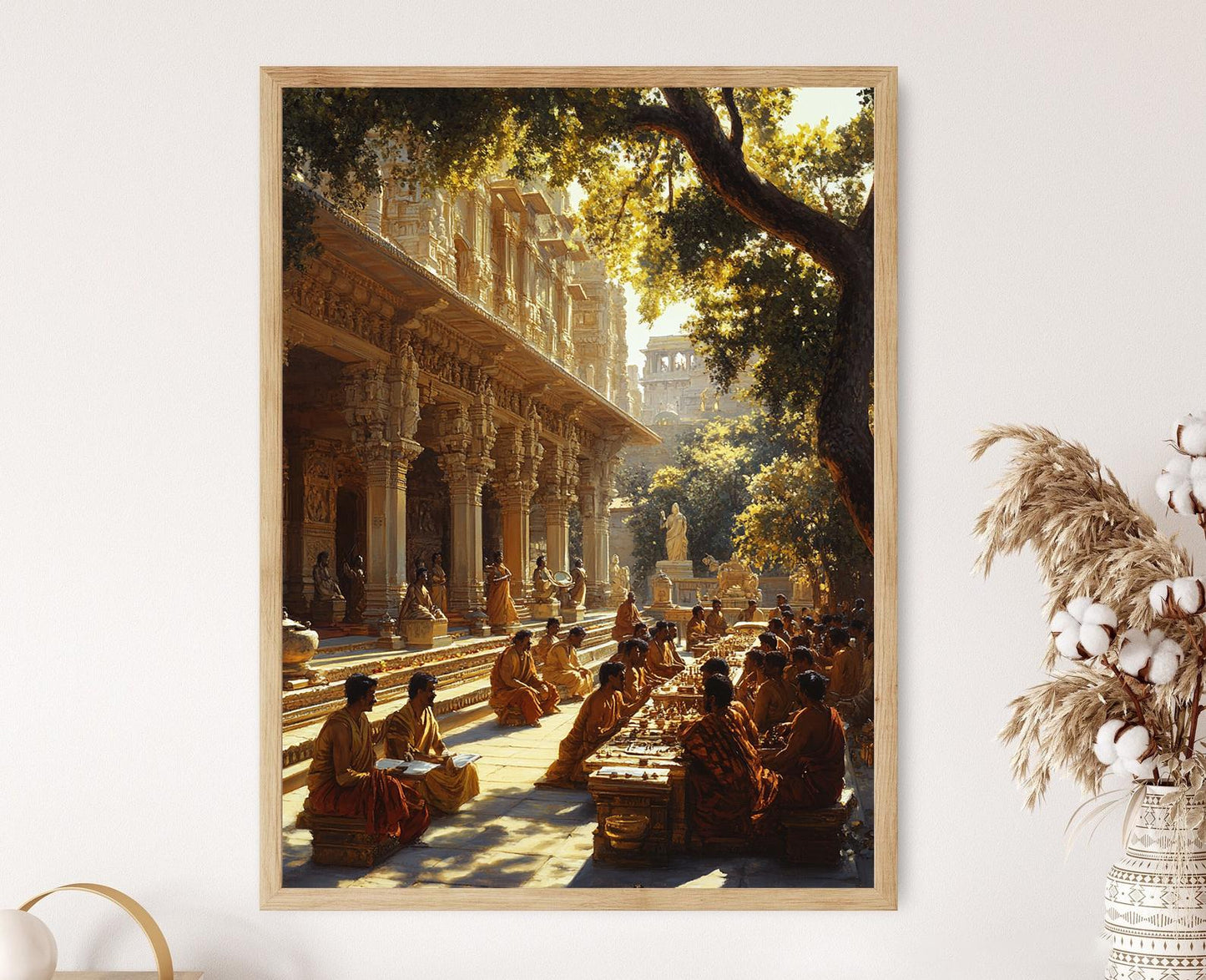 Affiche Empire Gupta – Art Print de l'Âge d'Or de l'Inde