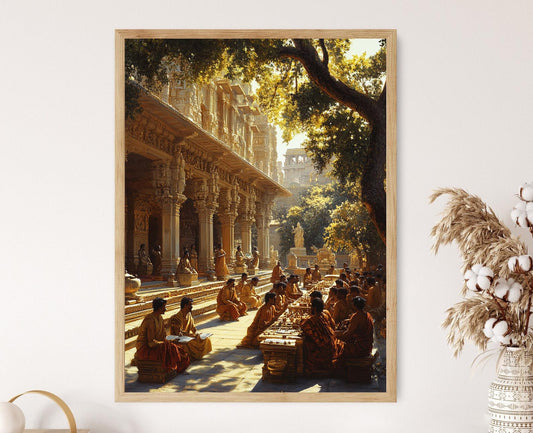 Affiche Empire Gupta – Art Print de l'Âge d'Or de l'Inde