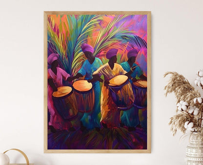 Affiche Chutney Music – Poster Fusion des Traditions de Trinité-et-Tobago