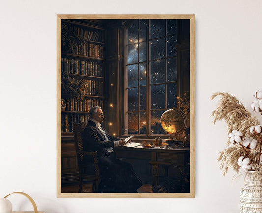 Affiche Kant – Portrait du philosophe allemand du XVIIIe siècle