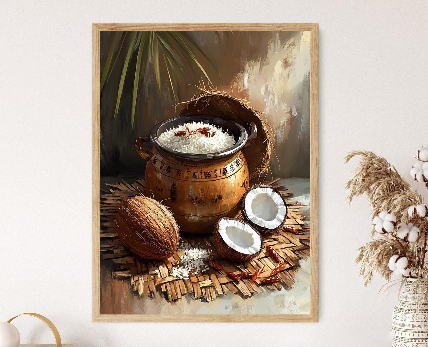 Affiche Riz Malgache – Poster Art Culinaire de Madagascar