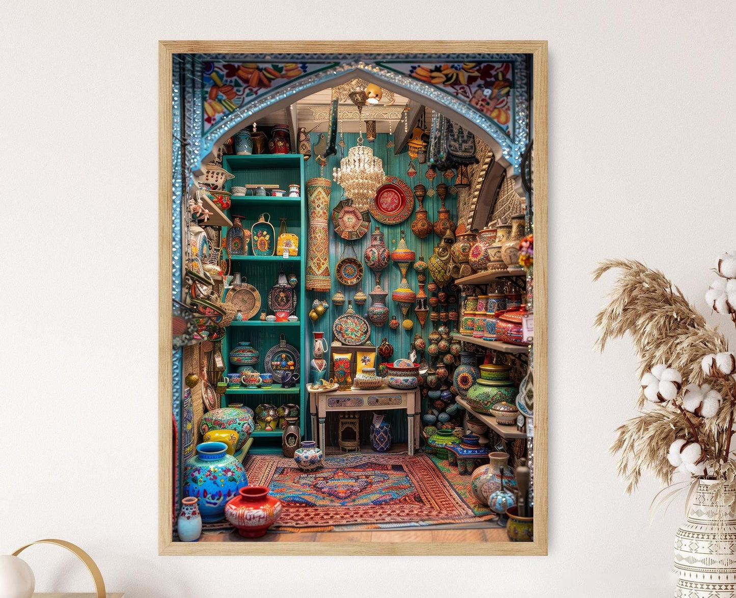 Affiche d'Art Turc – Décor mural culturel fait main