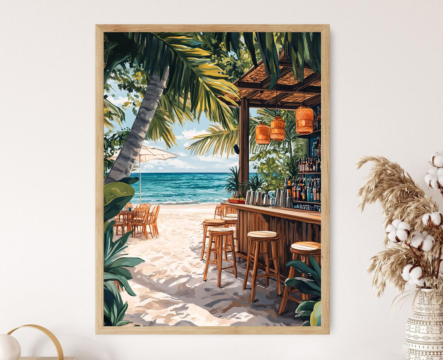 Affiche Malapascua – Poster Art de Plage Tropicale Coastal