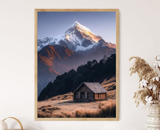 Affiche Lever de Soleil Annapurna – Poster Montagnes Himalayennes