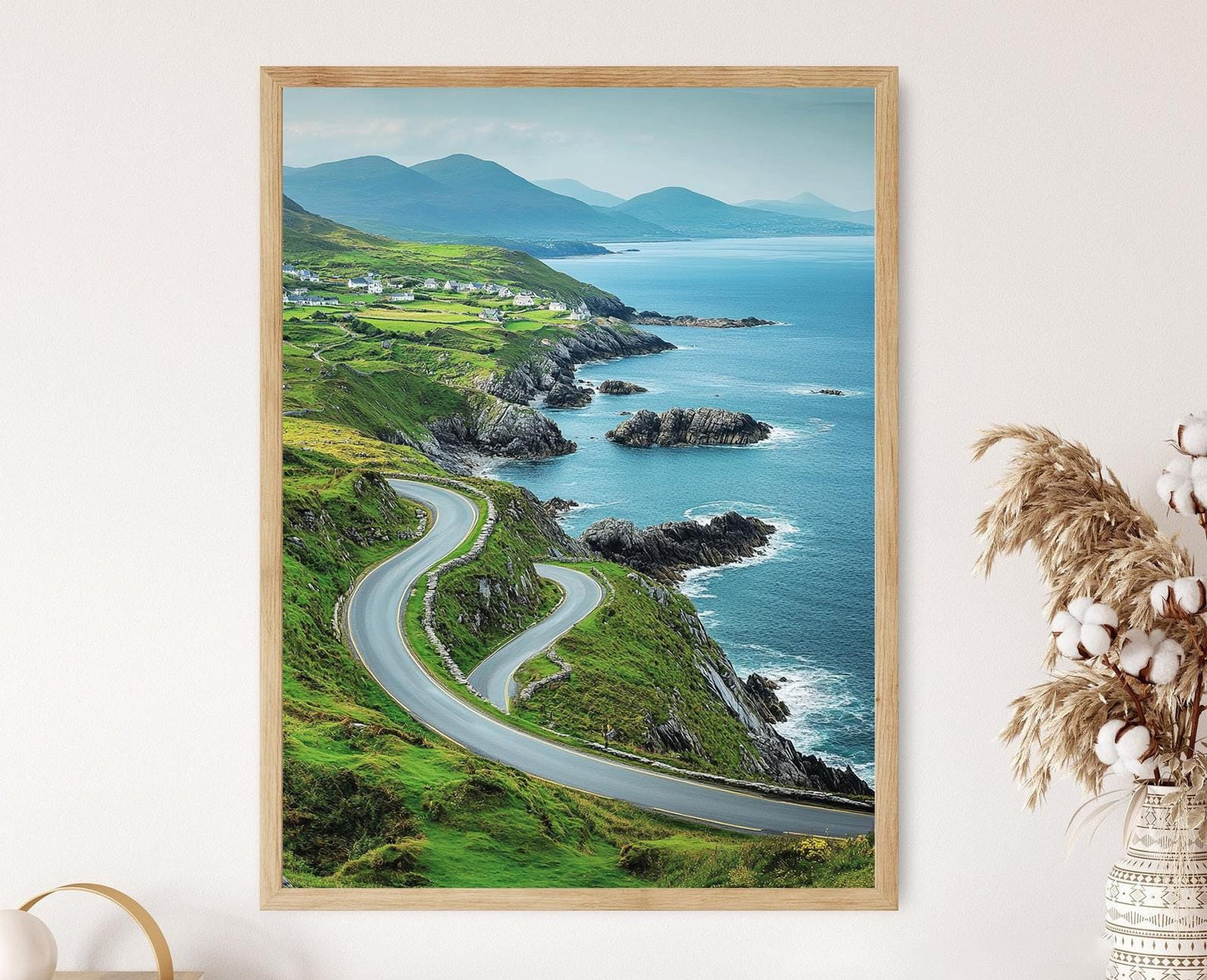 Affiche Anneau de Kerry – Poster de la route pittoresque irlandaise