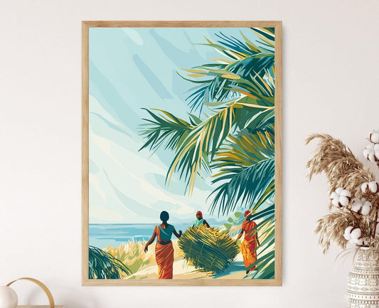 Affiche des Agriculteurs de Jute du Bangladesh – Poster Artistique Unique