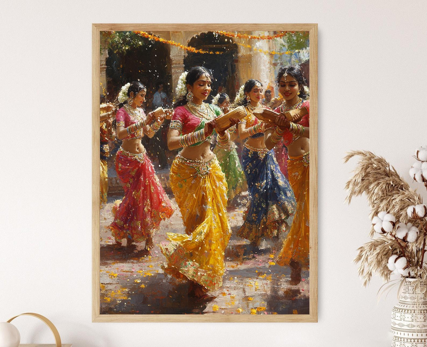 Affiche Gudi Padwa – Art Marathe pour Célébration Culturelle