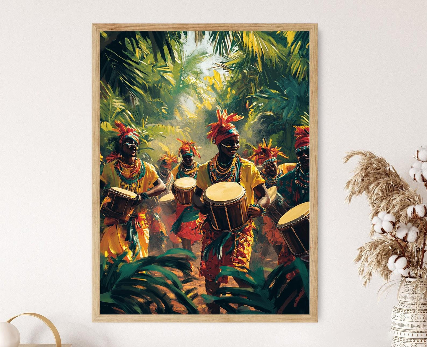 Affiche Danse Traditionnelle Mozambicaine – Art Rythme Culturel