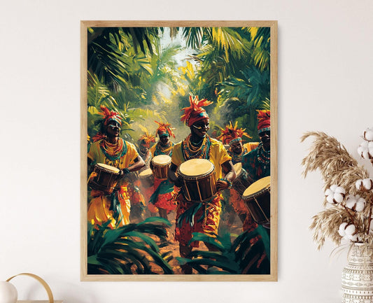 Affiche Danse Traditionnelle Mozambicaine – Art Rythme Culturel