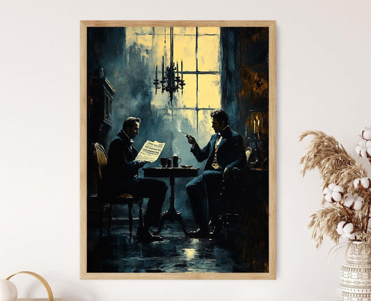 Affiche Sherlock Holmes – Poster Art Détective Classique