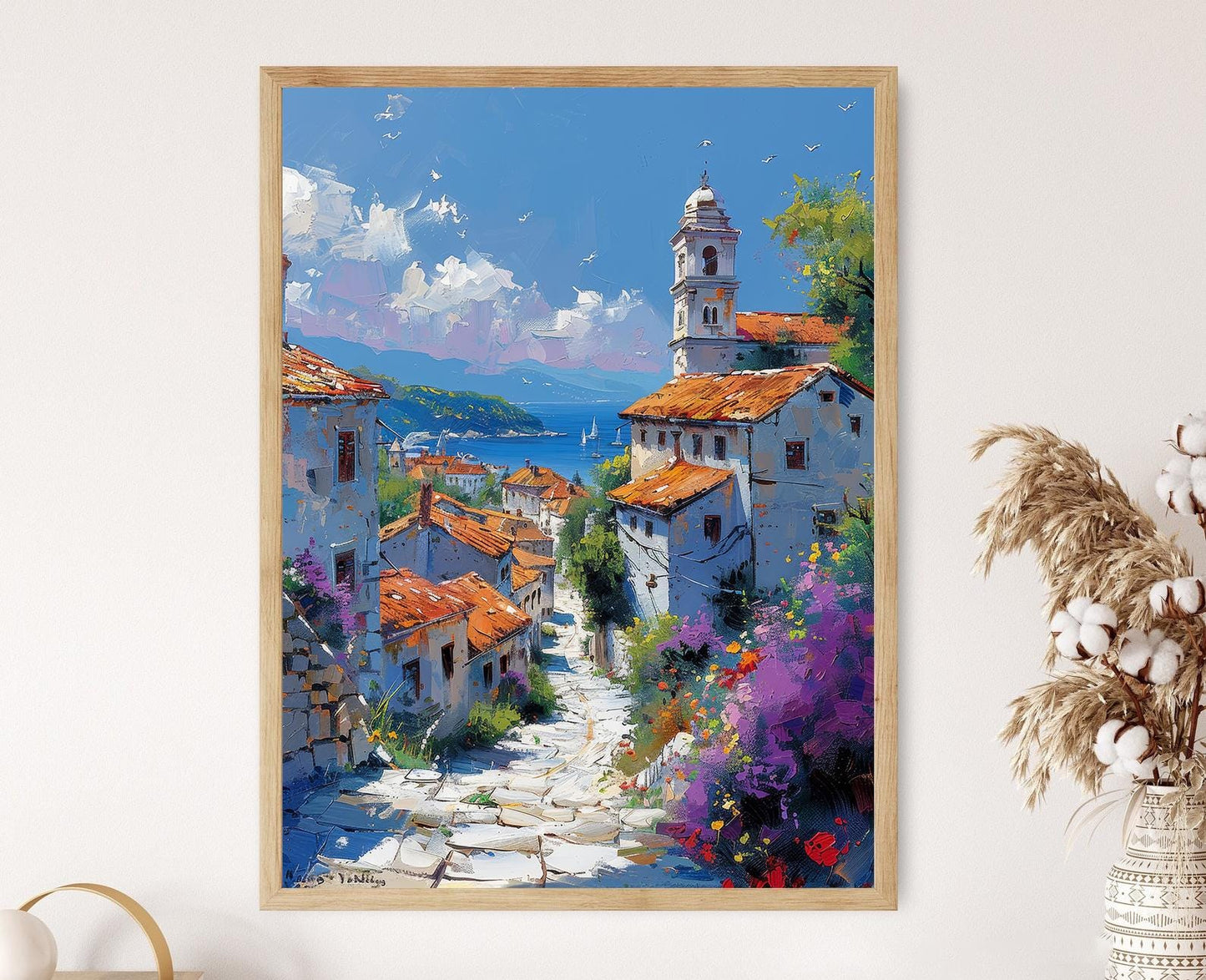 Affiche Vieille Ville de Split – Poster Art Scénique Croate