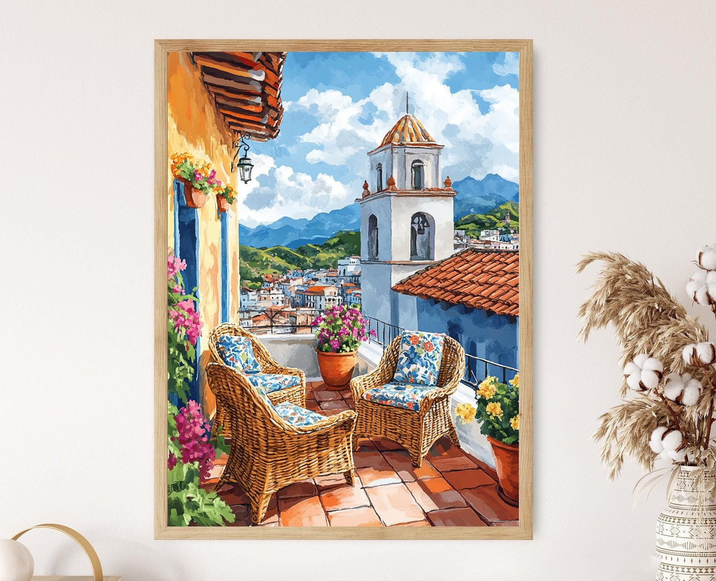Affiche Santiago de Cuba – Poster Art Éclatant pour Décoration