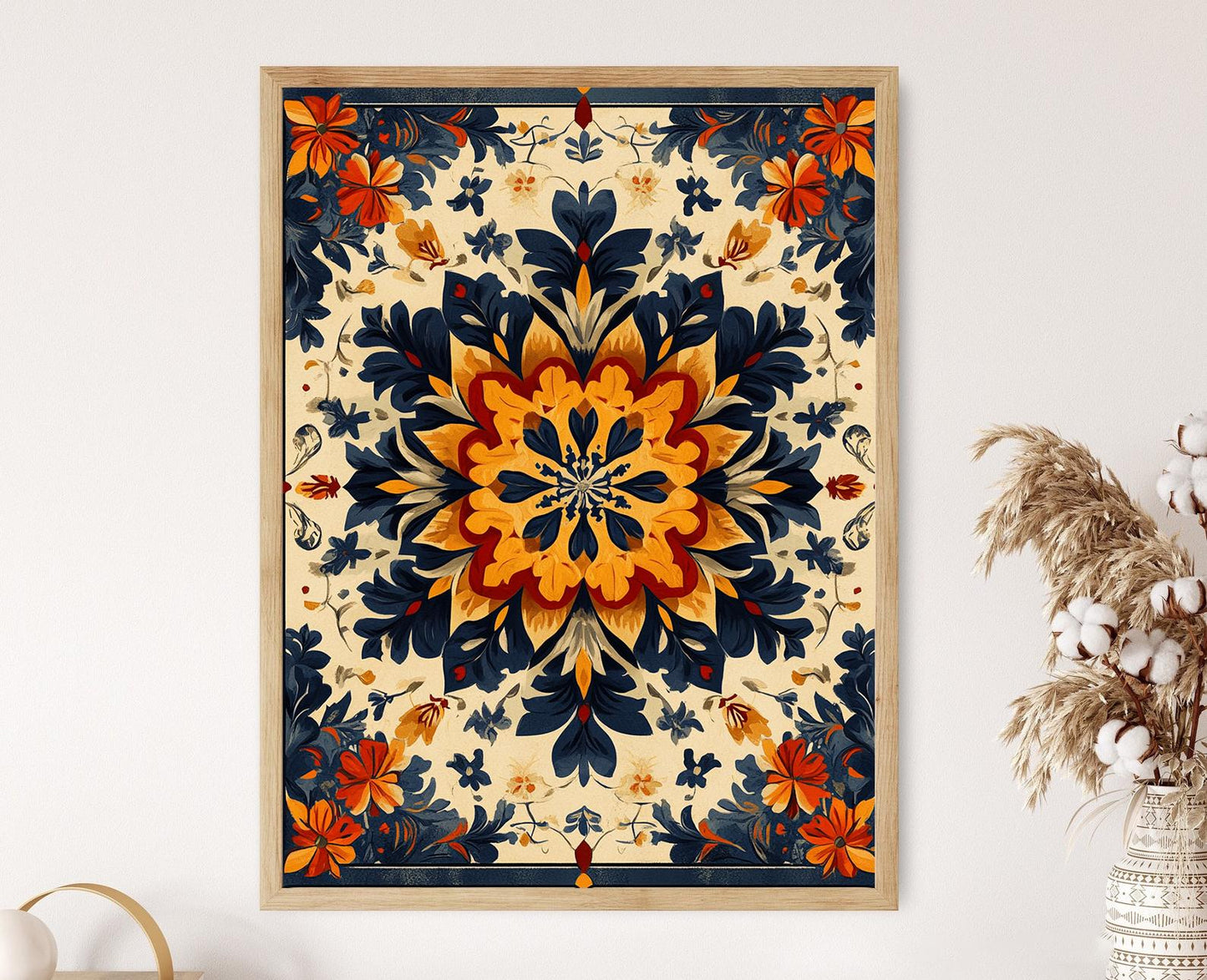 Affiche Tatreez – Art de broderie palestinienne, décoration culturelle