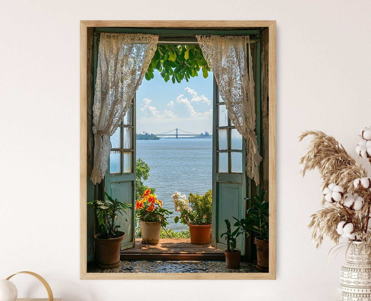 Affiche Maracaibo – Poster Art Vue Ouverte sur le Lac Tropical