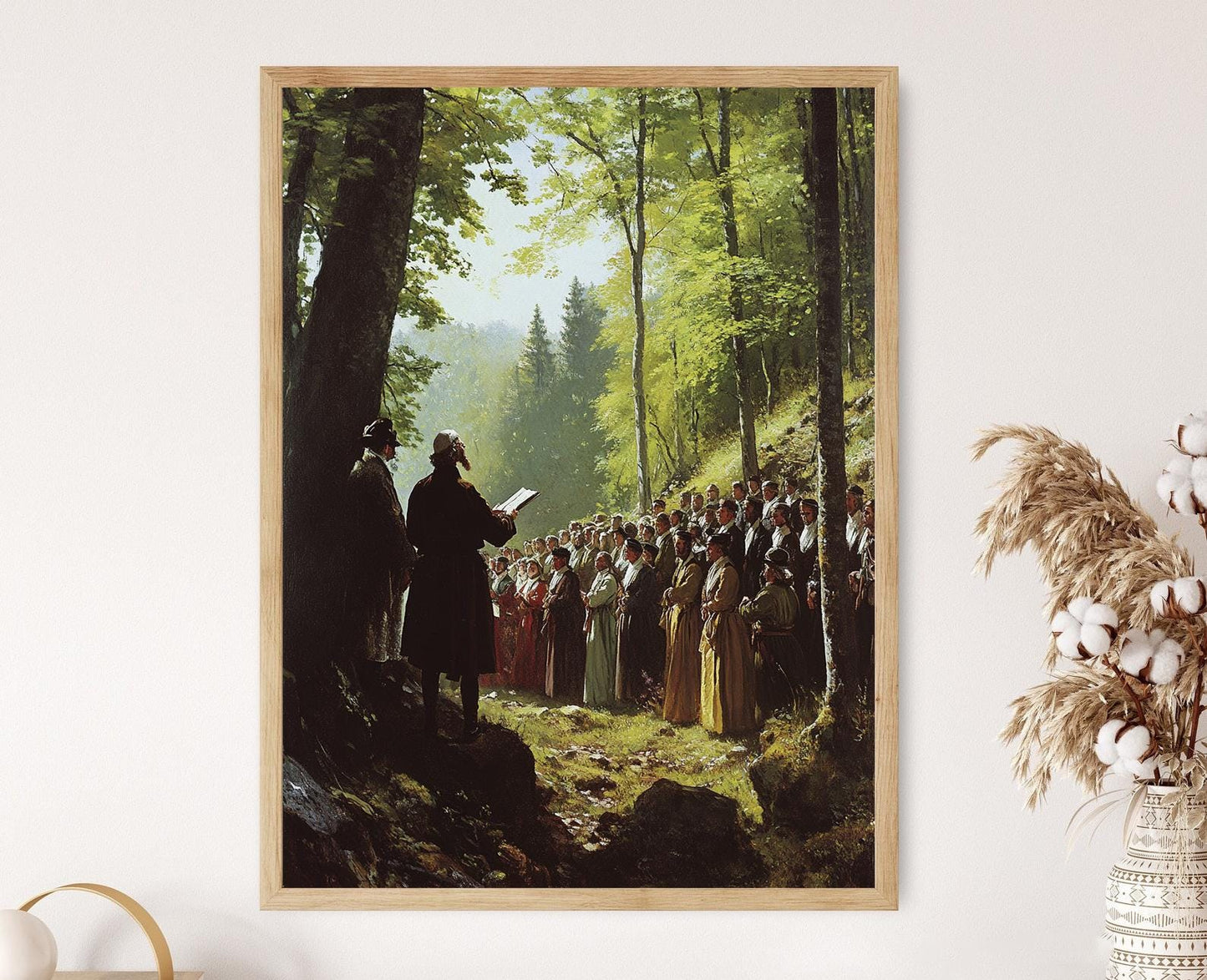 Affiche Huguenots – Art Imprimé sur la Foi Protestante et l'Histoire Religieuse