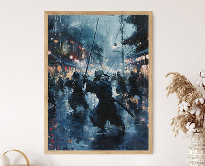 Affiche Kendo – Toile d'art pour décoration de dojo d'arts martiaux