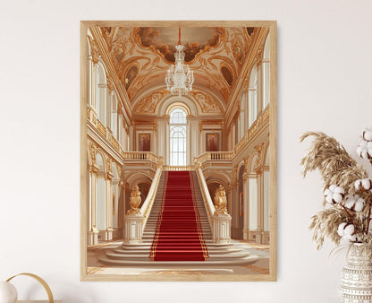 Affiche Palais Dolmabahçe – Poster Hall Grand Turc, Décor Ottoman Historique