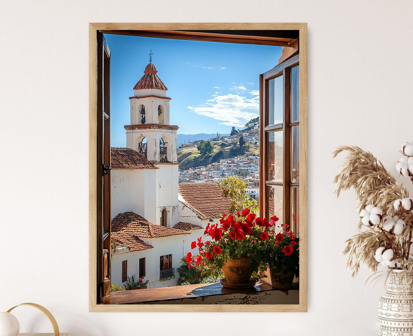 Affiche Vue sur Sucre – Impression Art Décor Colonial Charme