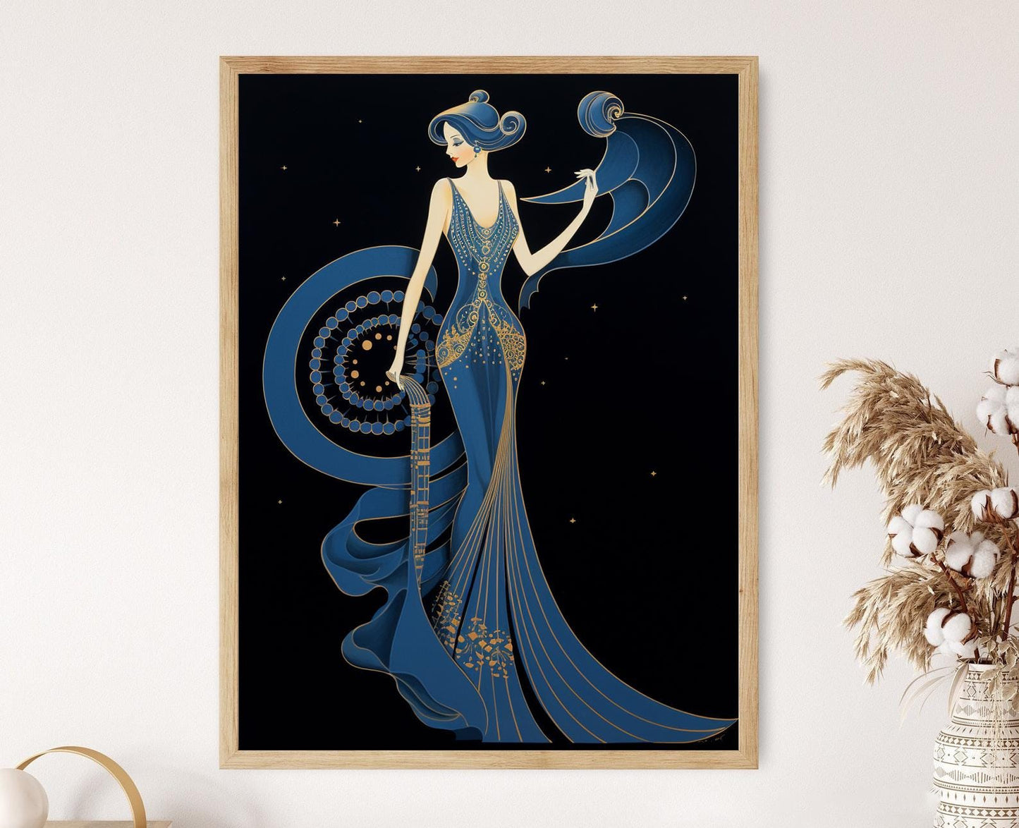 Affiche Art Déco Gatsby – Poster des Années Folles Élégant