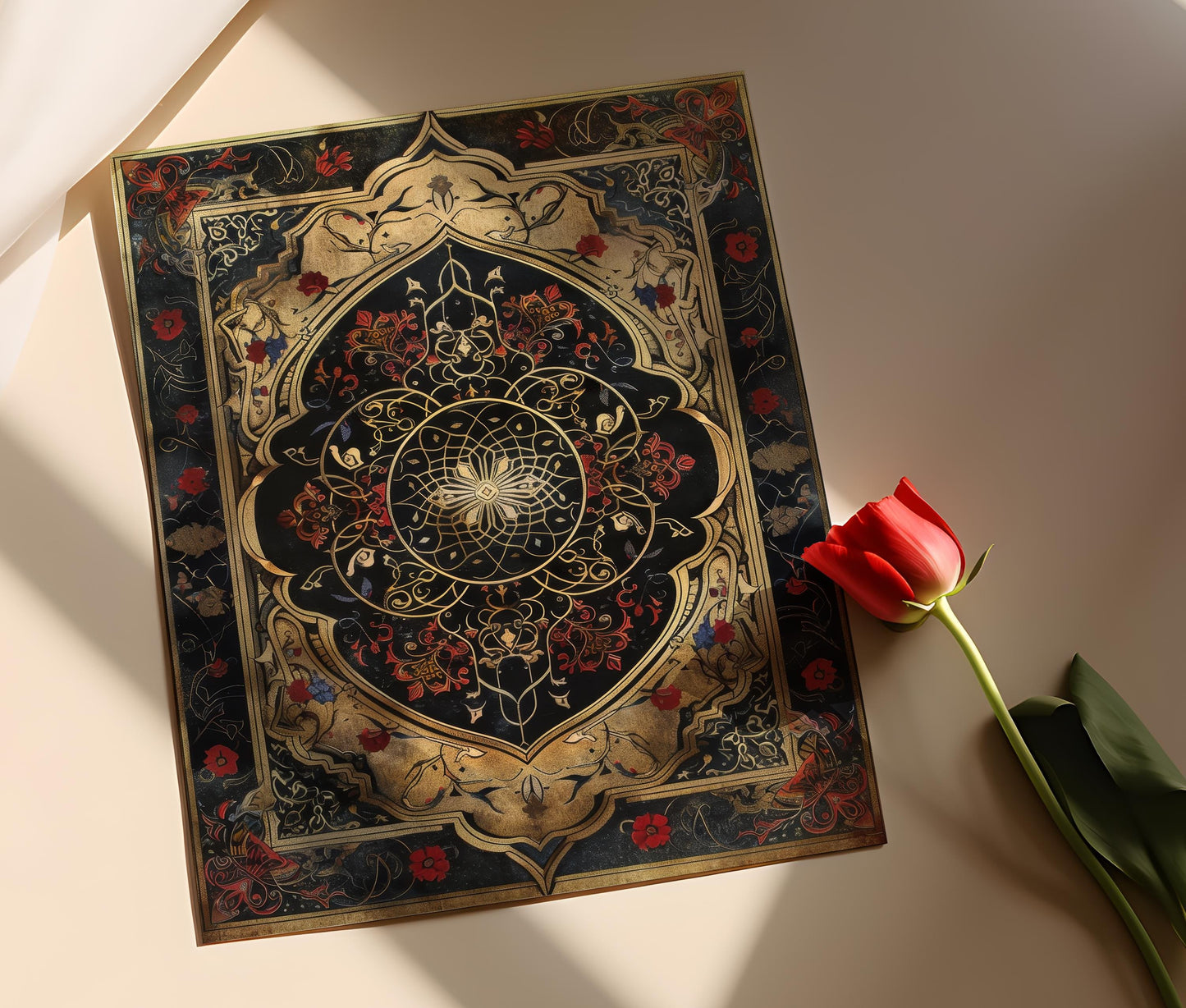 Affiche Art Islamique – Poster Motifs Géométriques Élégants